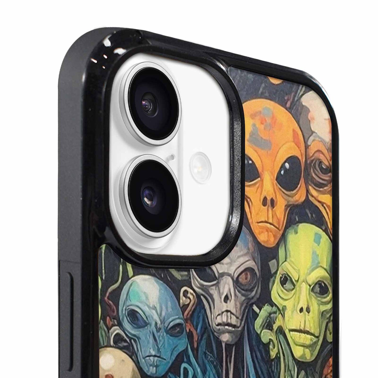 iPhone 17 Case — Aliens Camo Aliens Alien Scifi, Custom Art Phone Cover