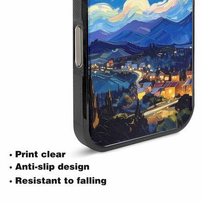iPhone 15 Pro Max Case — Starry Night Van Gogh Paint Art, Personalized Phone Case