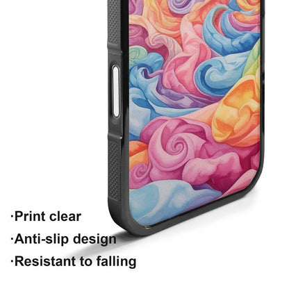 iPhone 17 Case — Tie Dye Swirls Tie Dye, Custom Print Case Cover