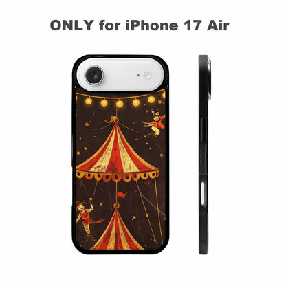 iPhone 17 Air Case — Vintage Circus Art Pattern Retro Vintage, Custom Made Phone Cover