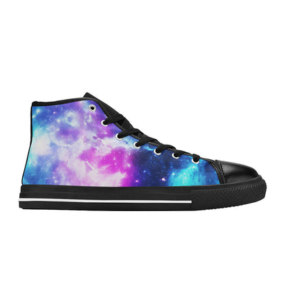 MEN'S Cc Galaxy Art 2 High Top Canvas Neon Fantasy Shoes