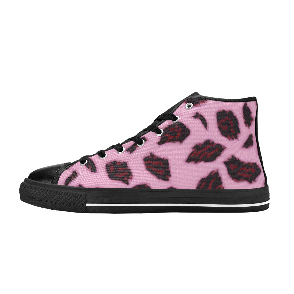MEN'S Cc Animal Print Men’S High Top Canvas Vivid Shoes