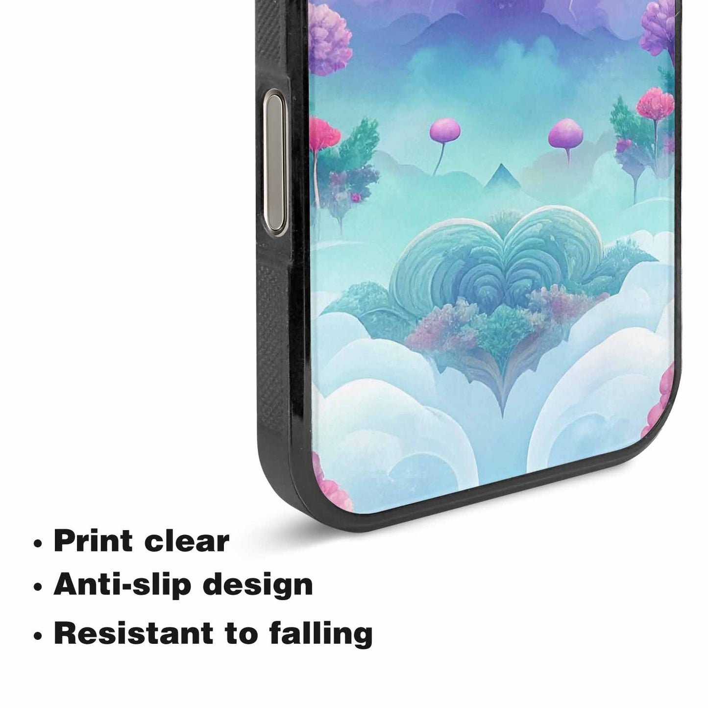 iPhone 16 Pro Max Case — Surrealist Dreamscape Illustration Pattern, Original Design Phone Case