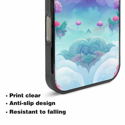 iPhone 16 Pro Max Case — Surrealist Dreamscape Illustration Pattern, Original Design Phone Case