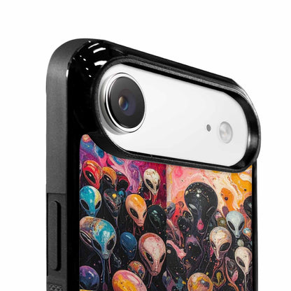 iPhone 17 Air Case — Aliens Marblealiens Pattern Dms Alien Scifi, Custom Print Case Cover