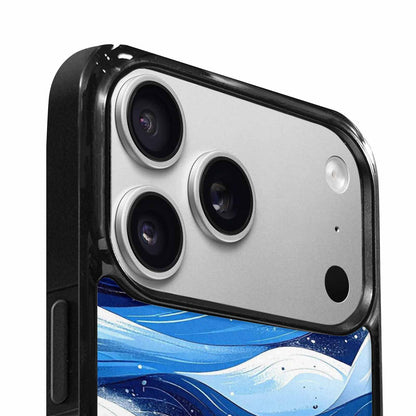iPhone 17 Pro Max Case — Glossy Winter Wave Cartoon Cute, Custom Art Phone Cover
