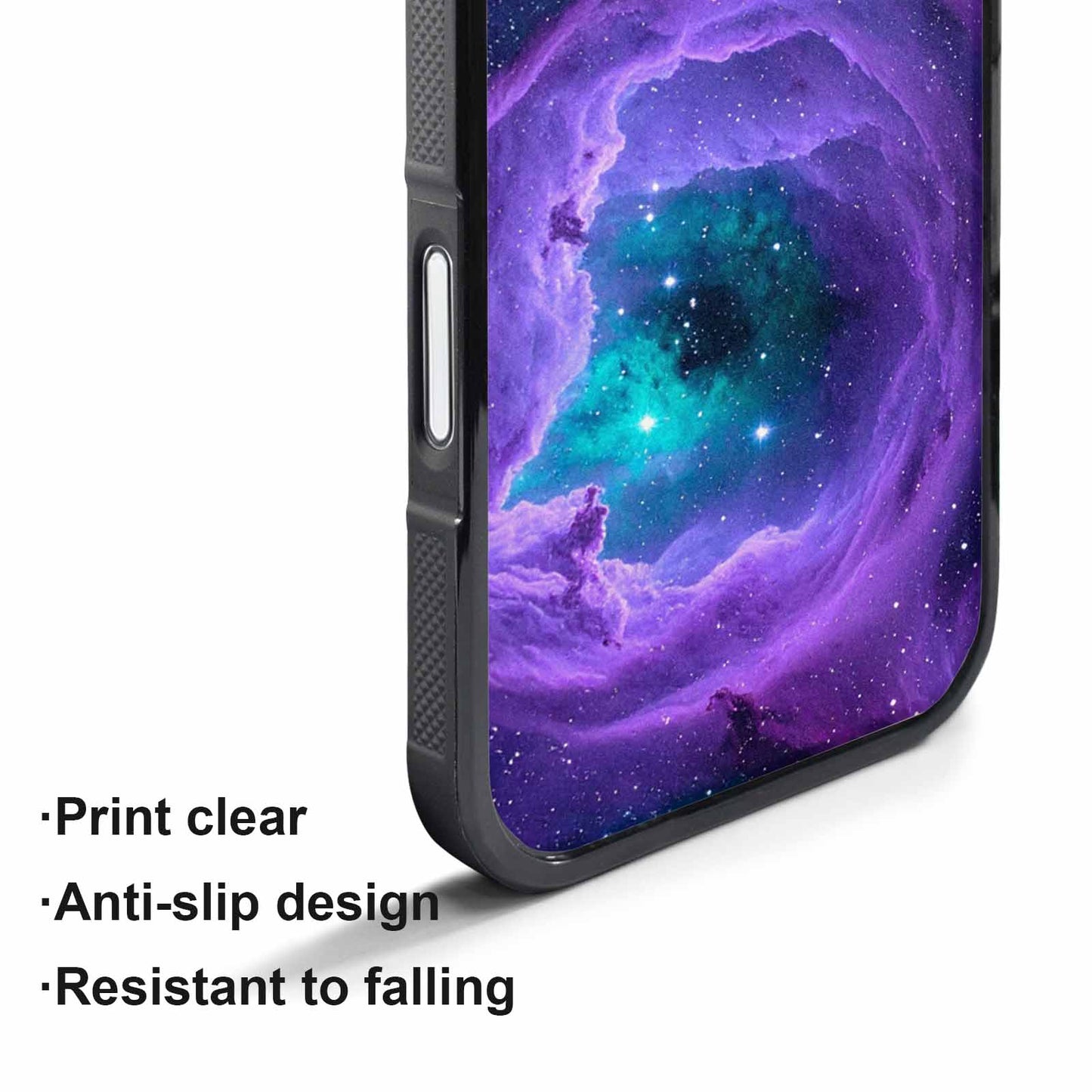 iPhone 17 Air Case — Seamless Tileable Pattern Of Swirling Galaxy, Custom Art Phone Cover
