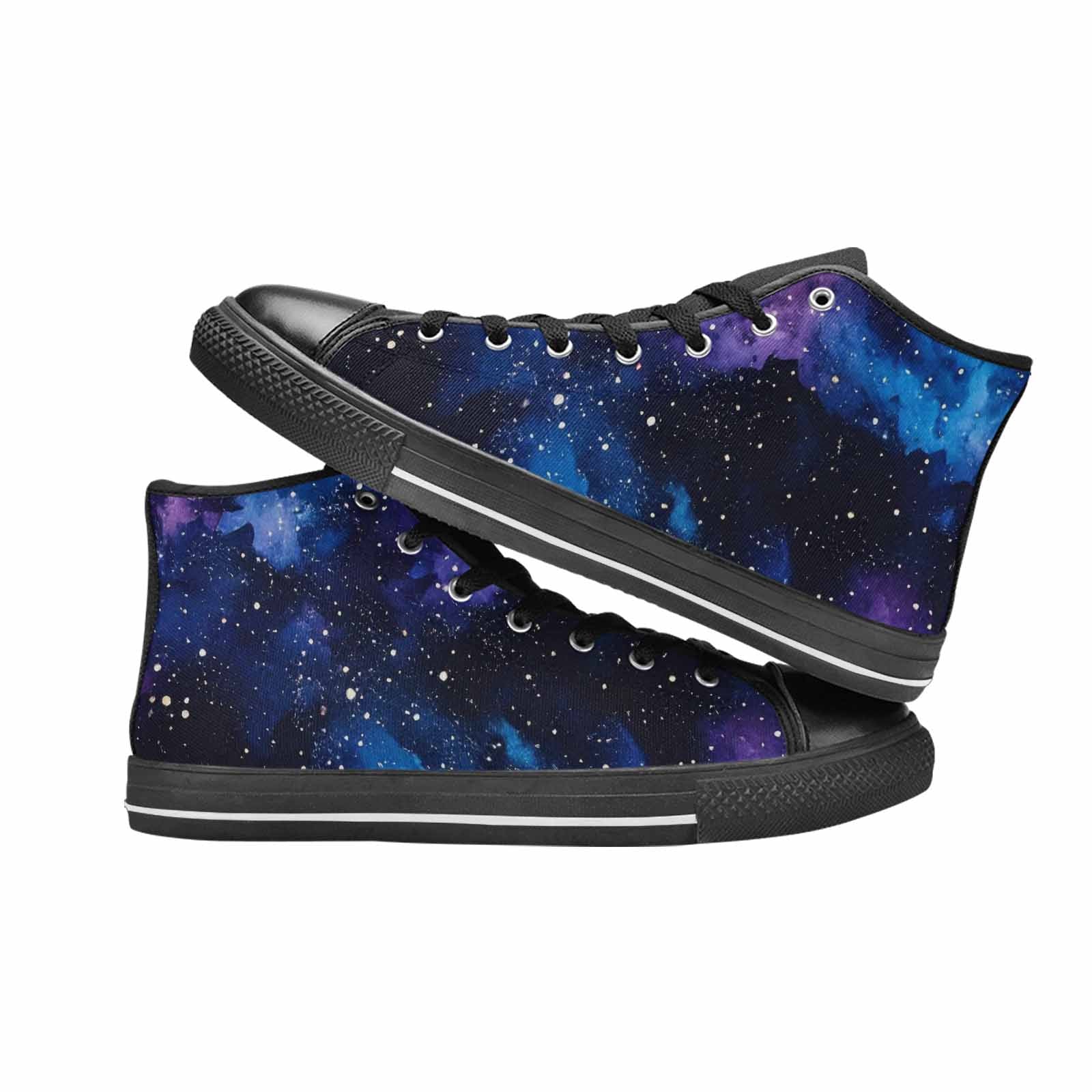 MEN'S Galaxy Art - High Top Canvas Dreamcore Custom Shoes