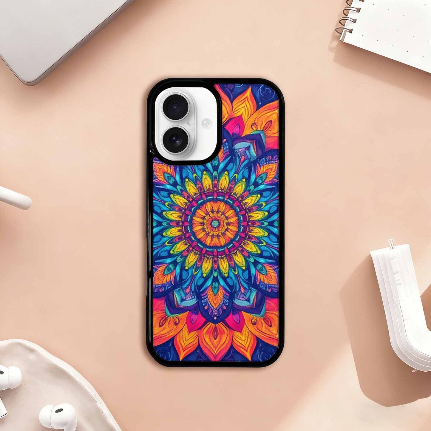iPhone 17 Case — Tie Dye Mandala Art Tie Dye, Personalized Phone Case