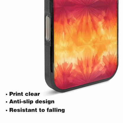iPhone 16 Pro Max Case — Ombre Tie Dye Sunset, Custom Art Phone Cover