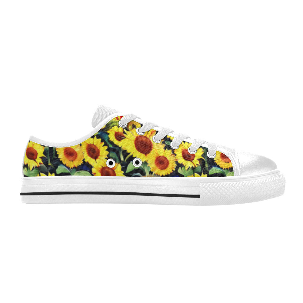 MEN'S Sunflowers Art 5 Canvas Dreamcore Custom Sneakers