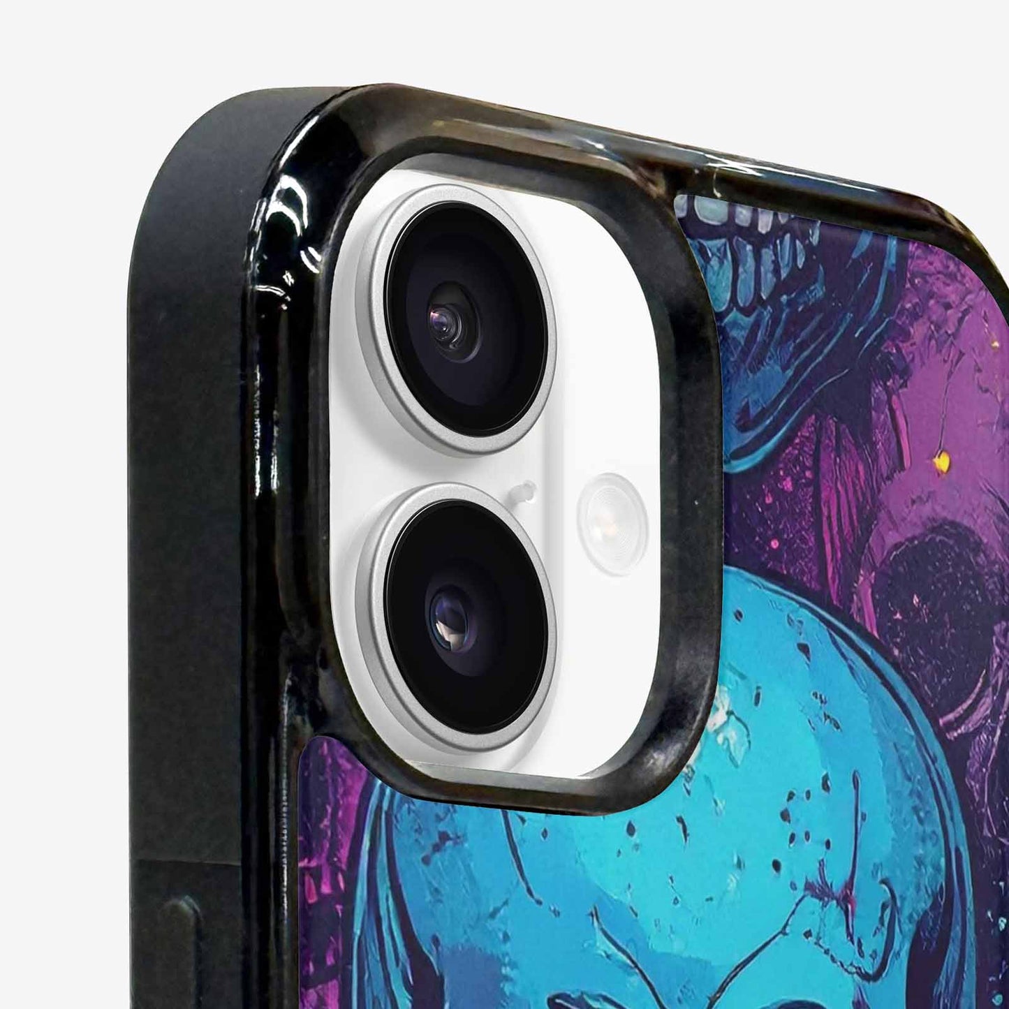 iPhone 16 Plus Case — Skulls Splatter Comic Custom, Custom Designed Case Cover