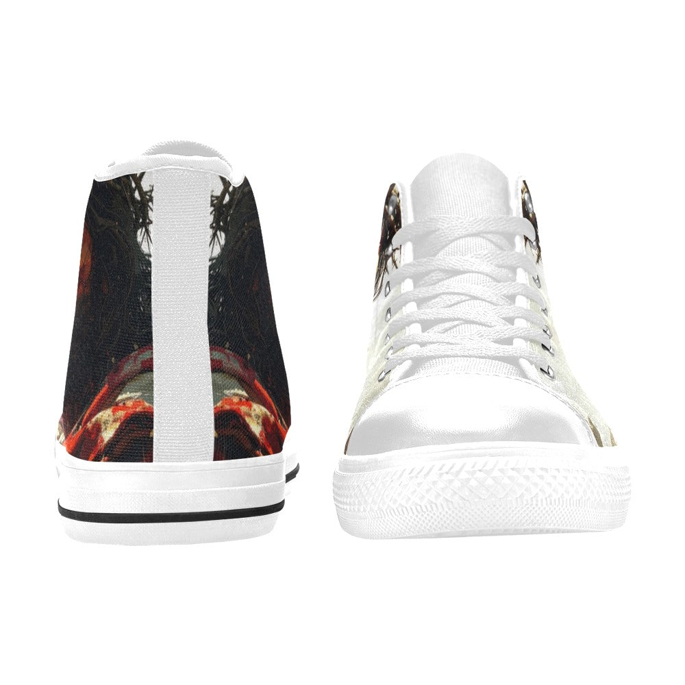 MEN'S Jesus_Ht_15 Men’S High Top Canvas Vibrant Chaos Custom Shoes
