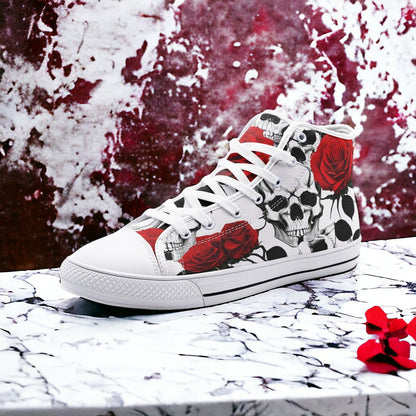 Butterfly Rainbow Navy Indigo Vivid Bold Art - Freaky Shoes | Custom Art Sneakers