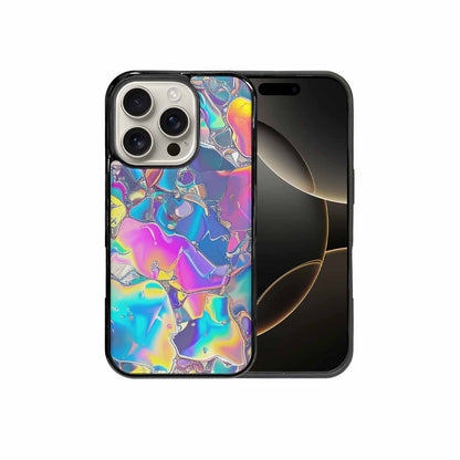 iPhone 16 Pro Case — Holographic Iridescent Shimmer Pattern Hundreds Of, Personalized Phone Case