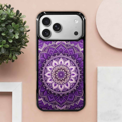 iPhone 17 Pro Max Case — Small Mandala Pattern, Randomly Floral, Unique Phone Case Design
