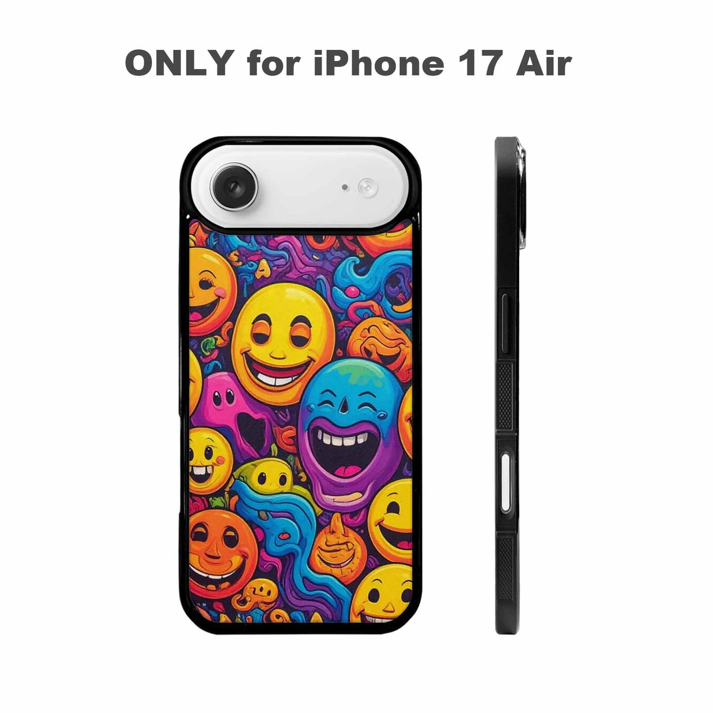 iPhone 17 Air Case — Small Yellow Smiley Face Acid Original, Custom Phone Case