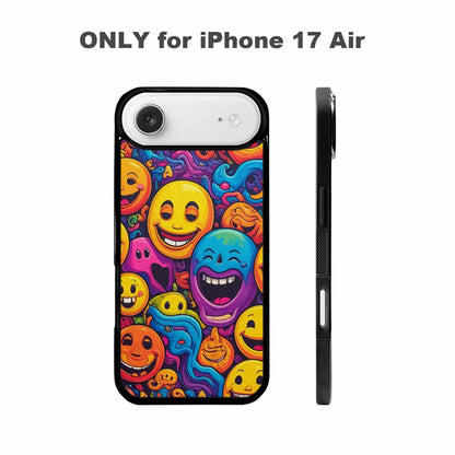 iPhone 17 Air Case — Small Yellow Smiley Face Acid Original, Custom Phone Case