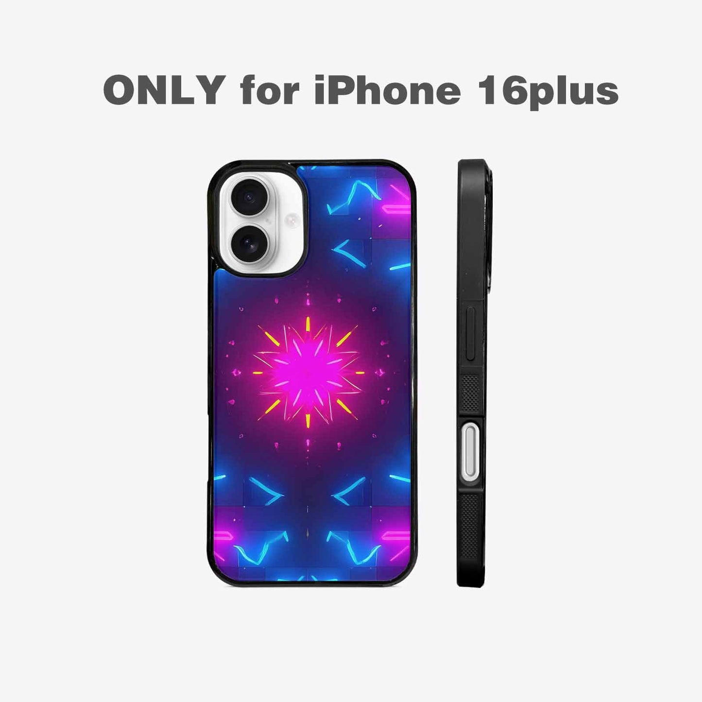 iPhone 16 Plus Case — 80s Retro Motif 80s Retro Motifs, Custom Made Phone Cover