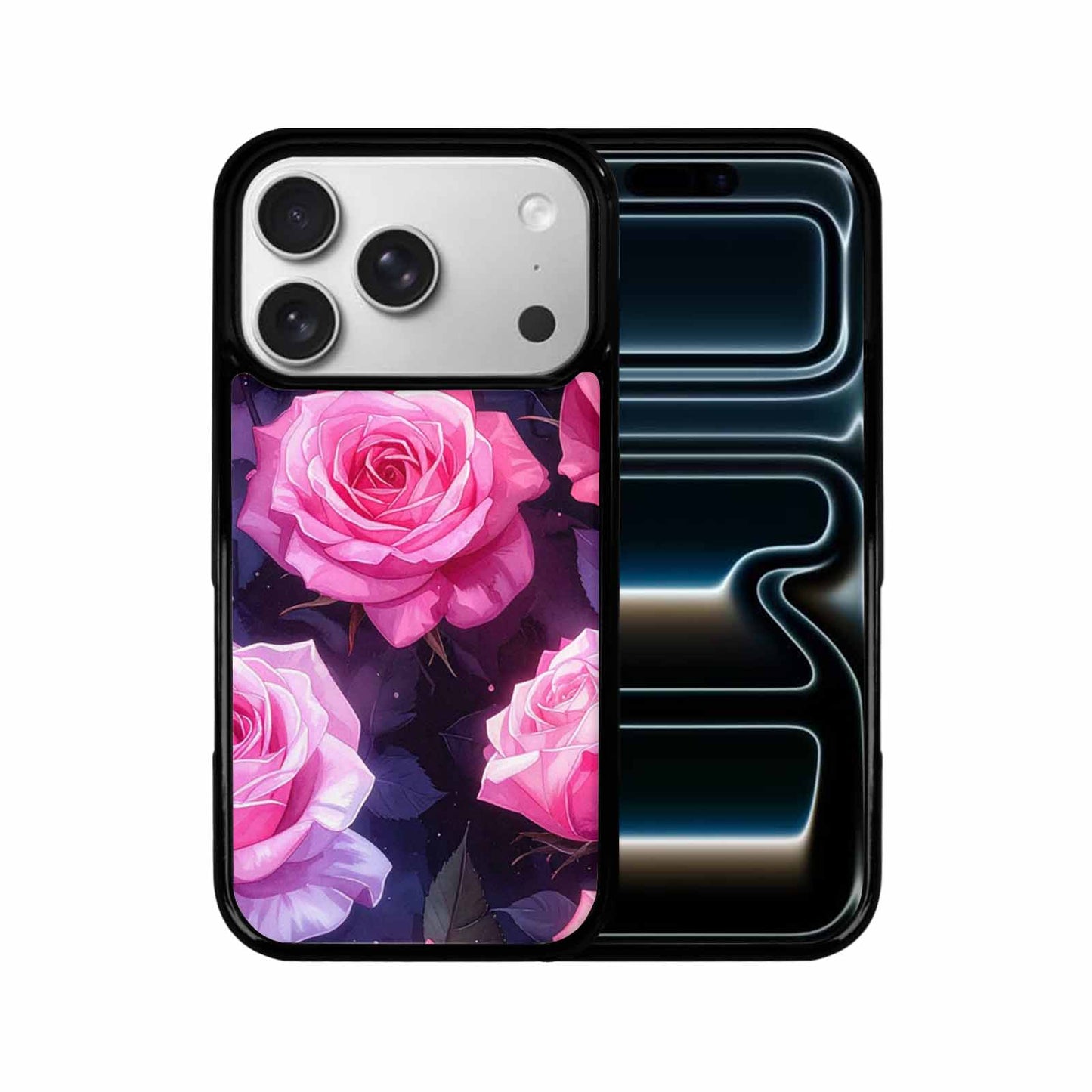 iPhone 17 Pro Case — Watercolor Marble Rose Watercolor Abstract, Custom Made Phone Cover