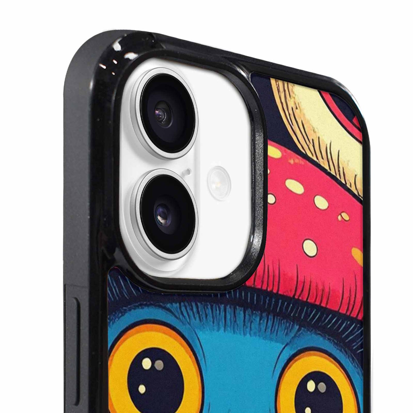 iPhone 17 Case — Retro Mushroom Cartoon Art Retro Vintage, Unique Phone Case Design