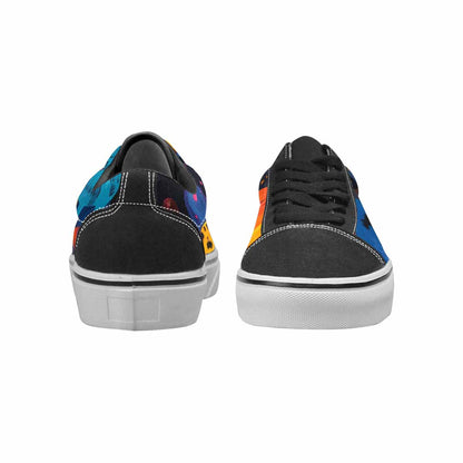 WOMEN'S Melting Aliens Lace-Up Canvas Cottagecore Custom Sneakers