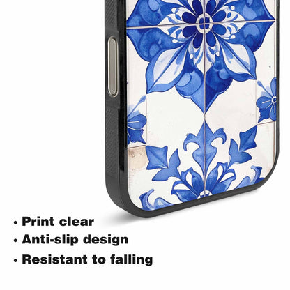 iPhone 16 Pro Case — Mexican Talavera Tile Pattern Floral Geometric, Custom Printed Phone Case