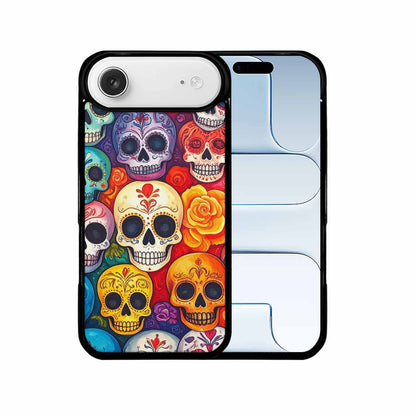 iPhone 17 Air Case — Small Skull Pattern Randomly Varying Gothic, Custom Designed Case Cover