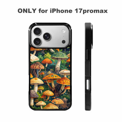 iPhone 17 Pro Max Case — Mushrooms Camomushrooms Patter Yvr Camo, Custom Art Phone Cover