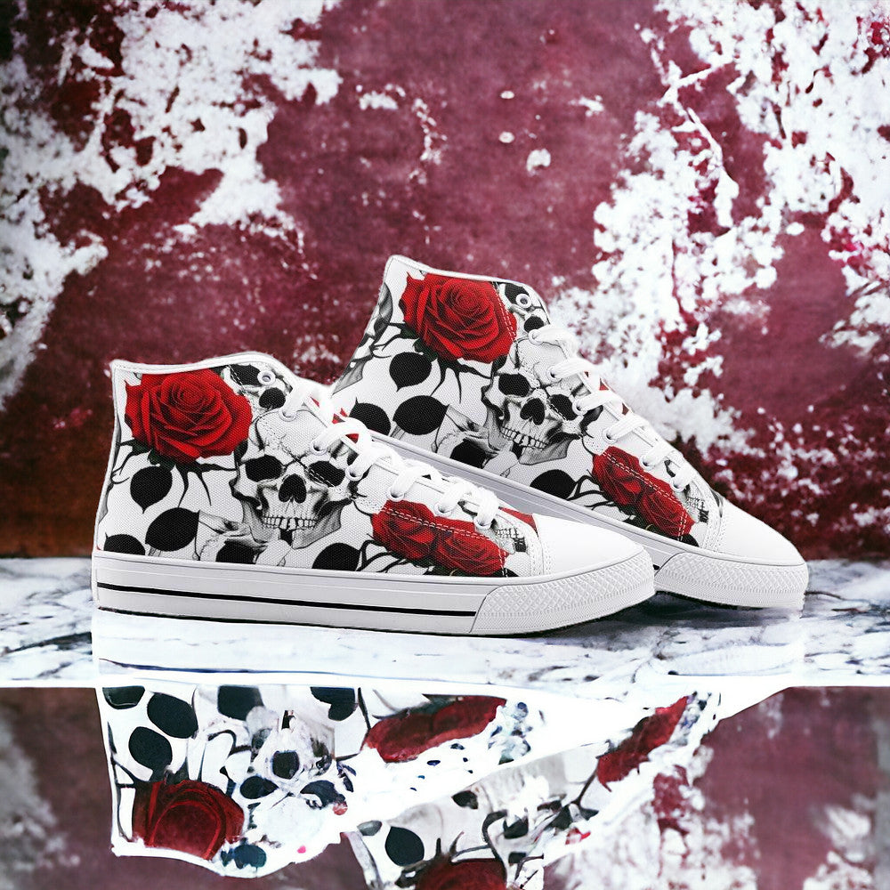 Butterfly Rainbow Navy Indigo Vivid Bold Art - Freaky Shoes | Custom Art Sneakers