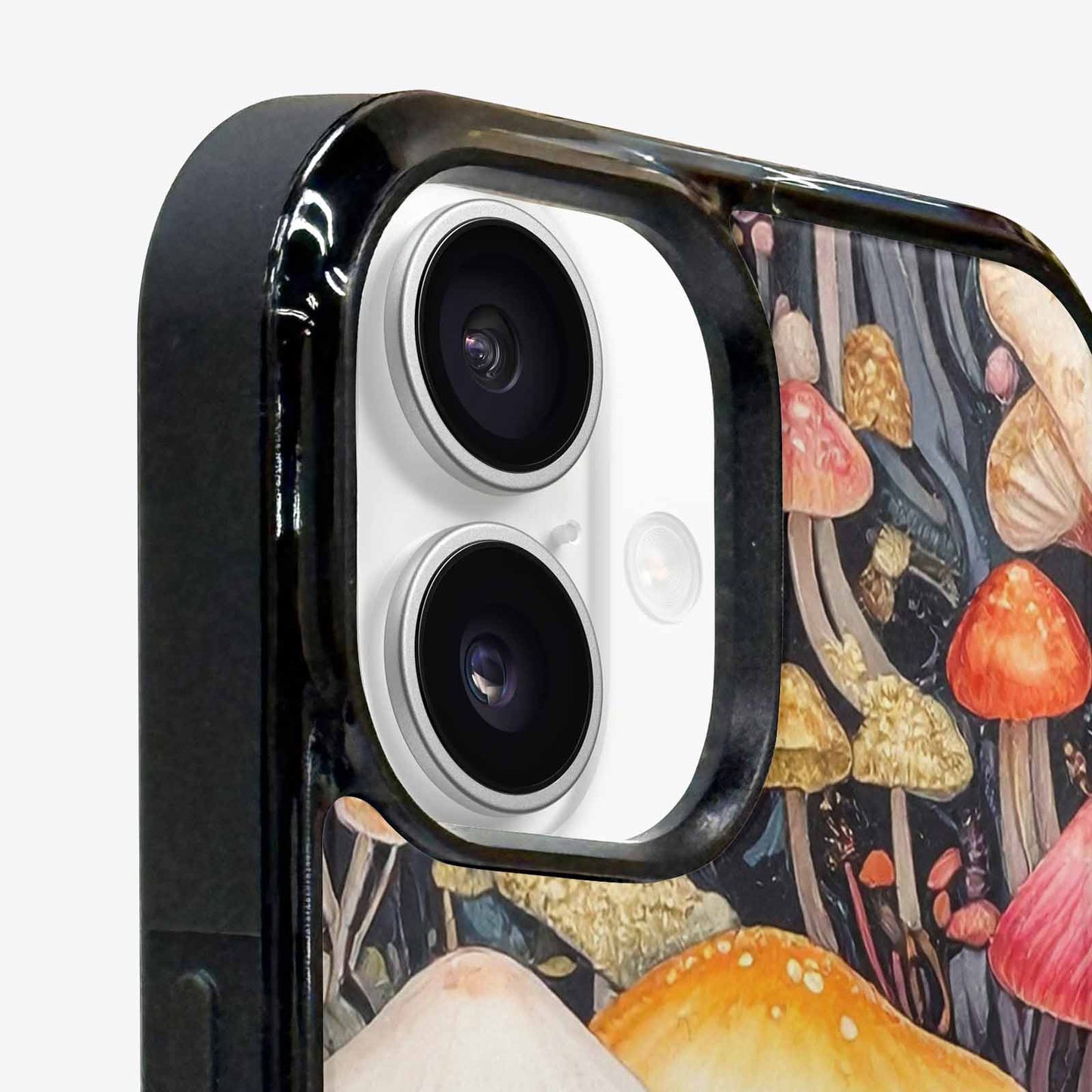 iPhone 16 Plus Case — Mushrooms Pattern Hundreds Of, Original Design Phone Case