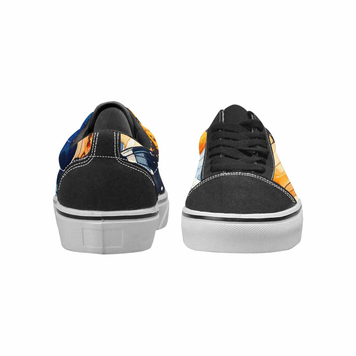 MEN'S Butterfly Wing Canvas Lace-Up Surreal Custom Shoes