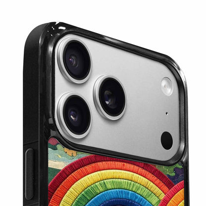 iPhone 17 Pro Case — Vivid Camo Rainbow Arc Camo, Custom Designed Case Cover