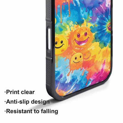 iPhone 17 Pro Case — Smiley Facessmiley Faces Tie Original Art, Custom Phone Case
