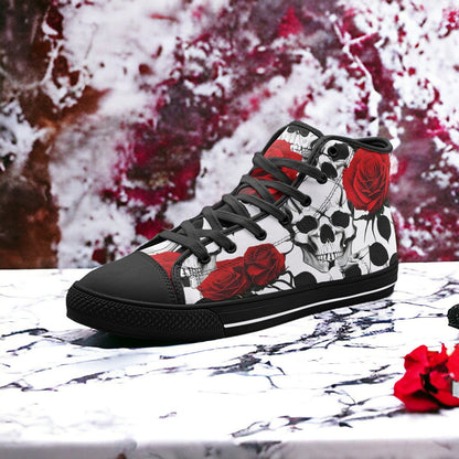 Butterfly Rainbow Navy Indigo Vivid Bold Art - Freaky Shoes | Custom Art Sneakers