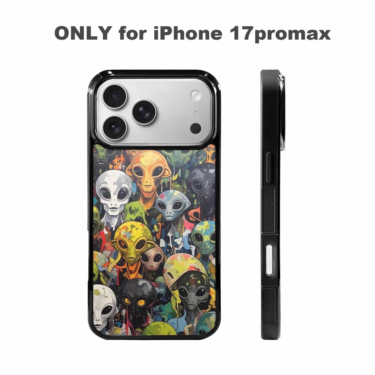 iPhone 17 Pro Max Case — Aliens Camo Aliens Alien Scifi, Unique Phone Case Design