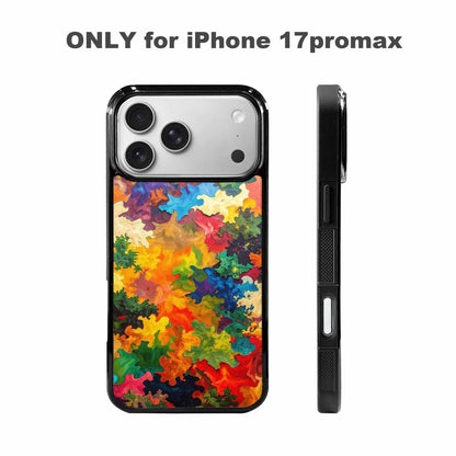 iPhone 17 Pro Max Case — Camo Patches Full Color Camo, Custom Printed Phone Case