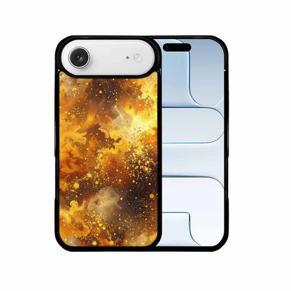 iPhone 17 Air Case — Galaxy Art Golden Cosmic Glow Galaxy, Original Design Phone Case