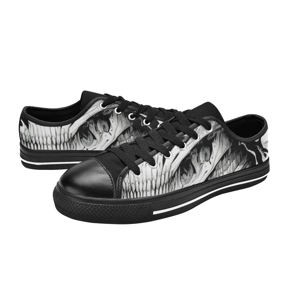 WOMEN'S Cc Horror Art Canvas Cottagecore Sneakers