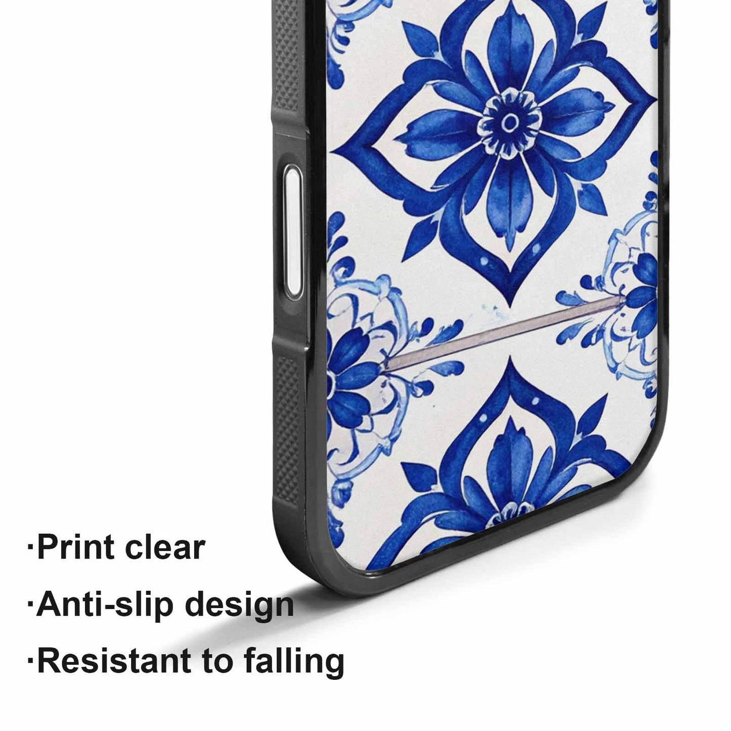 iPhone 17 Case — Talavera Tile Floral, Unique Phone Case Design