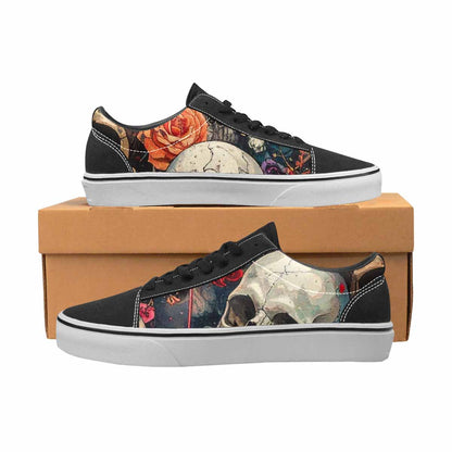 WOMEN'S Skulls Roses Skulls Roses Lace-Up Canvas Y2K Shoes