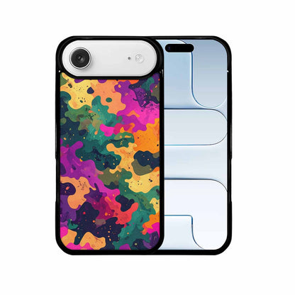 iPhone 17 Air Case — Small Military Camouflage Blotch Pattern Camo, Customized Protective Case