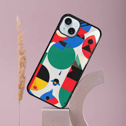 iPhone 15 Plus Case — 1960s Mod Cartoon Art Pattern, Custom Printed Phone Case