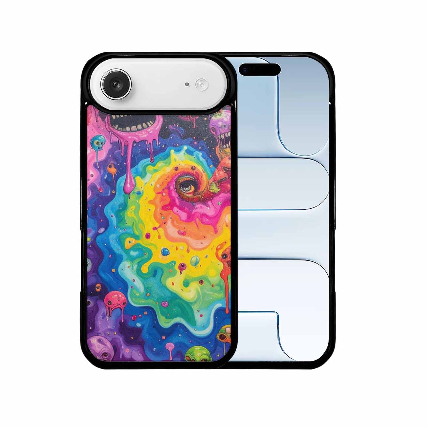 iPhone 17 Air Case — Aliens Tie Dyemelting Aliens P Tie, Customized Protective Case