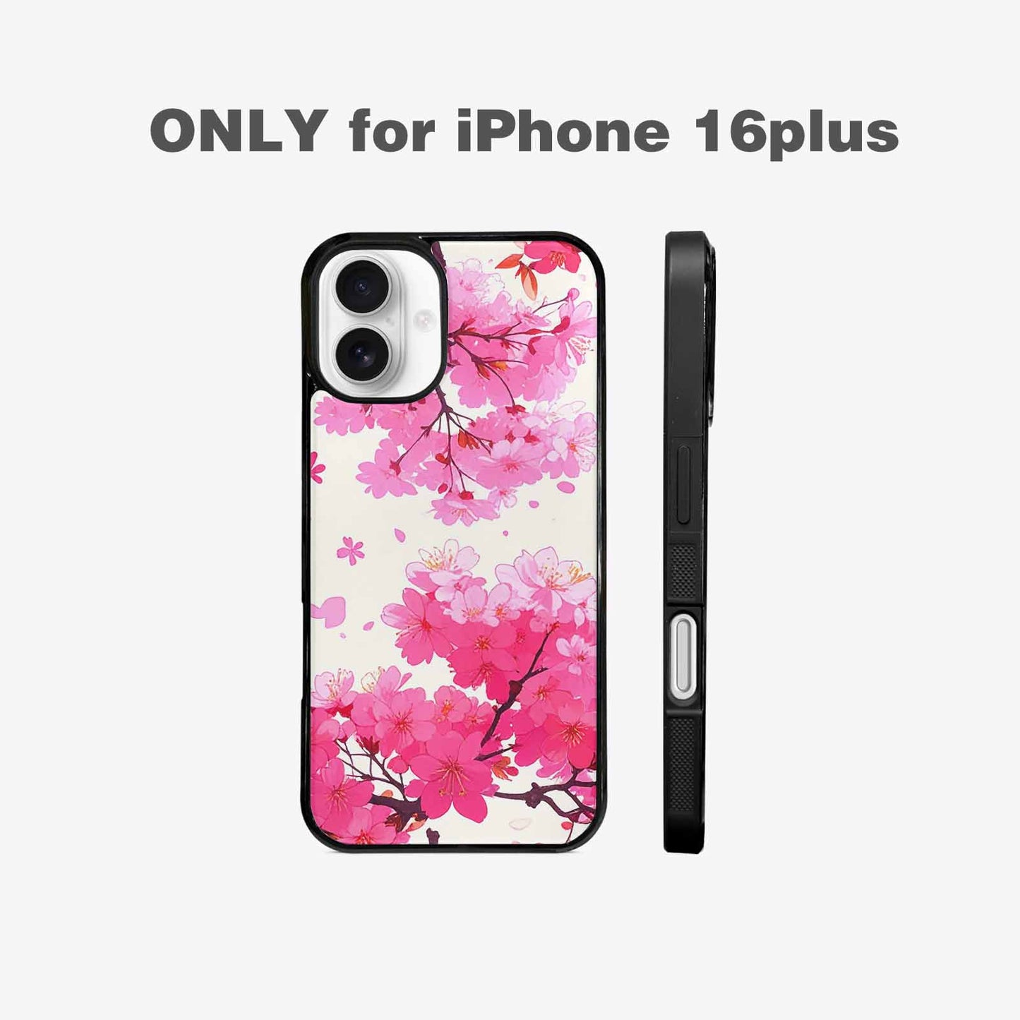 iPhone 16 Plus Case — Cherry Blossom Branch Cherry Blo 0t0, Custom Print Case Cover