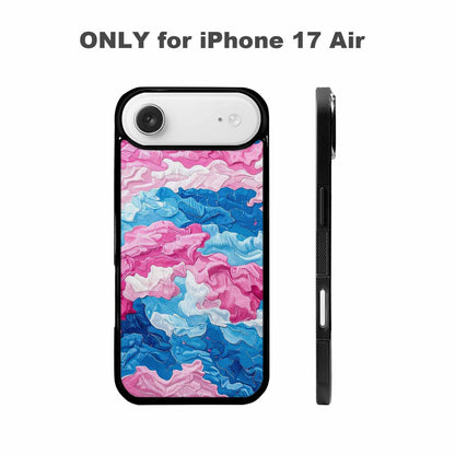 iPhone 17 Air Case — Vivid Camo Transgender Pride Camo, Customized Protective Case