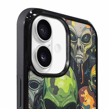 iPhone 17 Case — Aliens Camo Aliens Alien Scifi, Custom Art Phone Cover