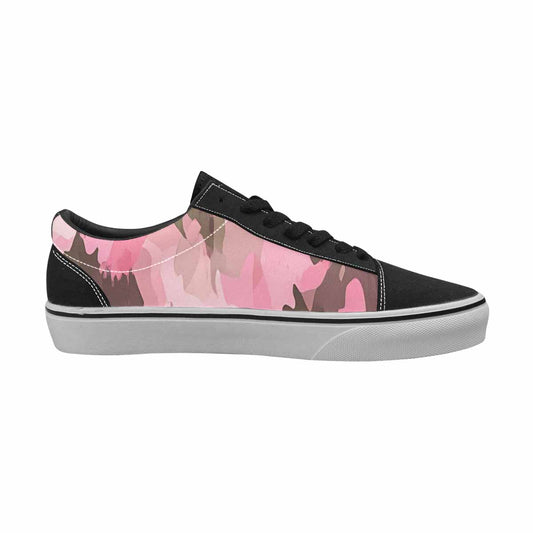 MEN'S Military Camouflage Blotch Canvas Lace-Up Vibrant Chaos Custom Shoes