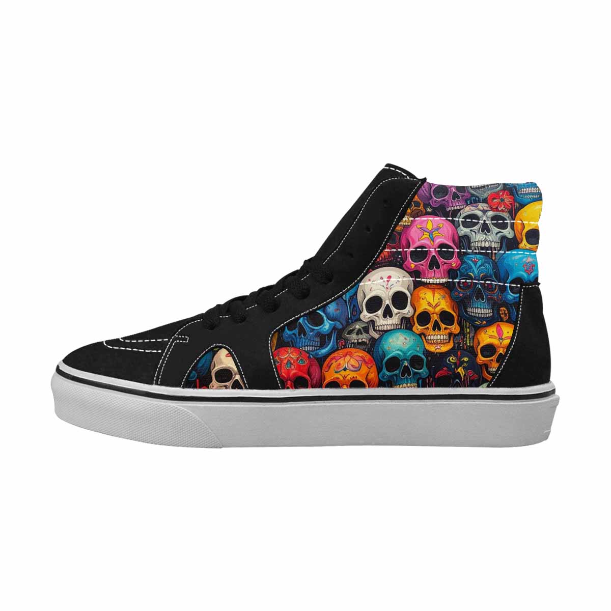 MEN'S Skulls (general) Skulls High Top Canvas Dreamlike Shoes