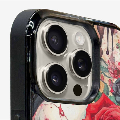 iPhone 16 Pro Case — Skulls And Roses Skulls And Roses, Custom Phone Case